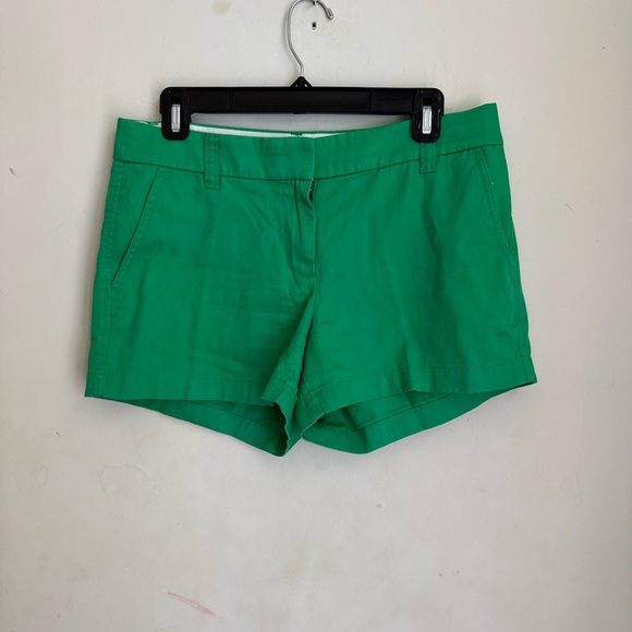 J Crew 4"  chino short green size 4 - Picture 2 of 4